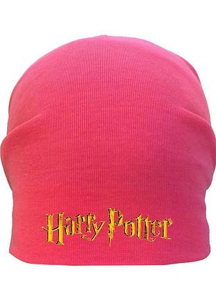 Шапка детская гарри поттер harry potter розовая (hp- 005) 50-52 см