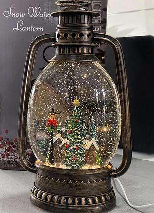 Xmas новогодний ночник винтажный фонарь wdl-24028d/ 10093 27,9 см (12)