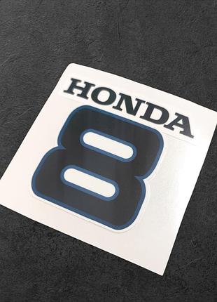 Наклейки на човник двигун ковпак двигун хонda honda 8 цифри на тилову частинку