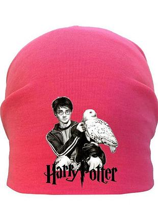 Шапка детская гарри поттер harry potter розовая (hp- 001) 54-56 см