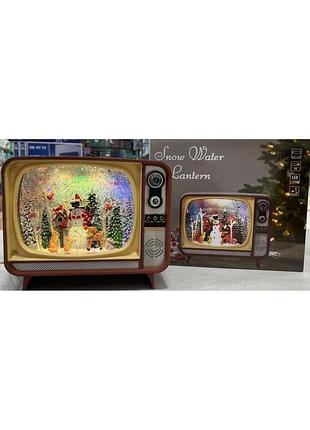 Xmas новорічний нічник ретро телевізор wdl-24034b/10094 17,1 см (6)