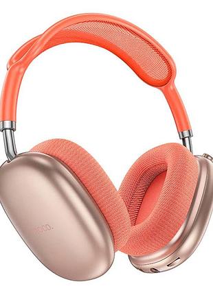 Навушники bluetooth бездротові hoco w55 накладні з мікрофоном та слотом під карту пам'яті green