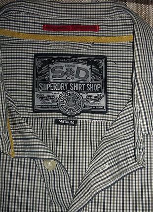 Экстравагантная мужская рубашка всемирно известного бренда superdry original