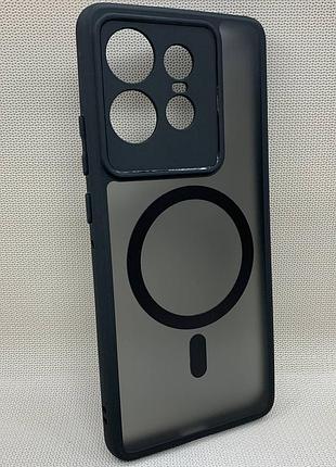 Чехол motorola edge 50 pro противоударный bq magsafe матовый черный
