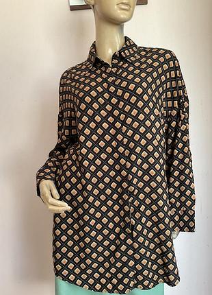 Вискозная рубашка от alba moda/ xl/