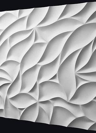 Гипсовые 3d панели листва 500х 500х18мм 2