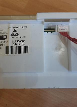 Плата индикации посудомоечной машины electrolux aeg zanussi 111336303,30412104,edw 1503 б/у