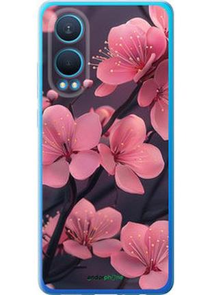 Чехол на oneplus nord ce4 lite пурпурная сакура "6075u-3766-2448"