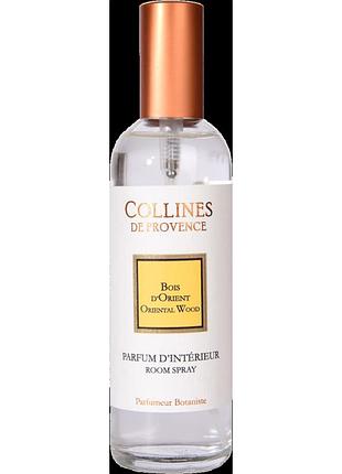 Духи для дома, аромаспрей восточное дерево, интерьерные духи collines de provence, 100 мл