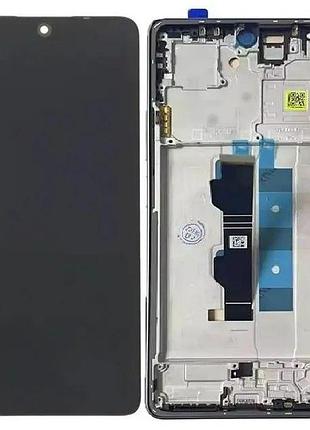 Дисплей xiaomi redmi note 14s із сенсором і рамкою, black, оригінал