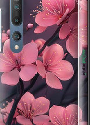 Чехол на xiaomi mi 10 pro пурпурная сакура "6075m-1870-2448"