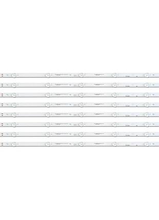 Led підсвітка tv 65" sharp: 65fn2ea, 65r3, ls65z51z, lu65d31(pro), l65m7-ea led65d07-zc62ag-08df 8шт.
