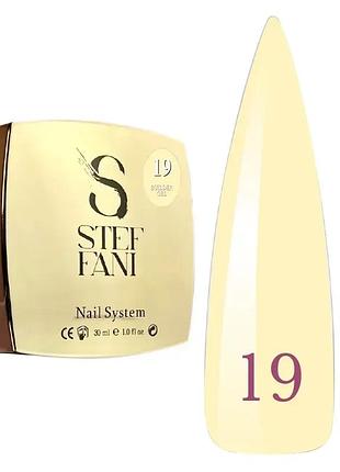 Гель для моделювання stefani builder gel 19 (вершкове масло), 30ml