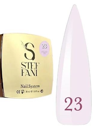 Гель для моделювання stefani builder gel 23 (ніжний бузковий), 30ml