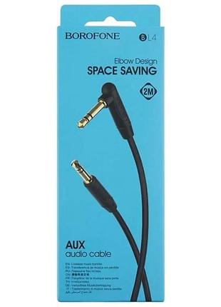 Aux удлинитель для наушников 3.5mm аукс кабель borofone bl4 2m