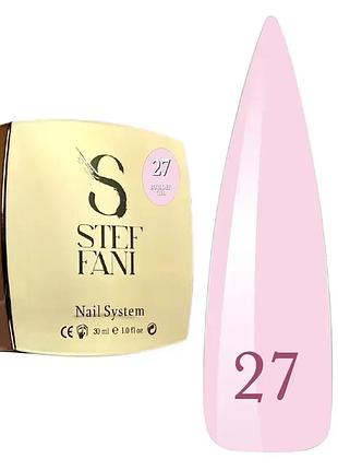 Гель для моделювання stefani builder gel 27 (світлий рожевий), 30ml