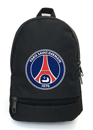 Рюкзак дитячий фк парі сен-жермен cappuccino toys (fc paris saint-germain 008-black) чорний, розмір 35 х 28 х