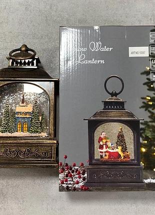 Xmas новогодний ночник винтажный фонарь wdl-24072d/ 10097 21 см (12)