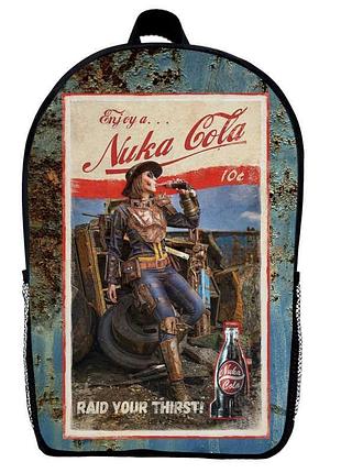 Рюкзак шкільний фоллаут (school gear bag fallout 029) чорний, 39 х 27 х 14 см