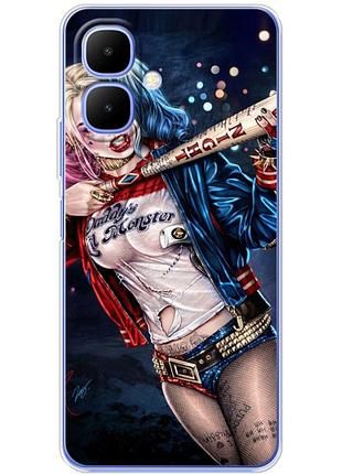 Чехол силиконовый с картинкой на infinix smart 10 (харли квинн, harley quinn)