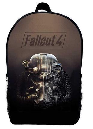 Рюкзак шкільний фоллаут (school gear bag fallout 06) чорний, 39 х 27 х 14 см
