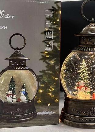 Xmas новогодний ночник винтажный фонарь wdl-2103c/ 10084 7,5 см (12)