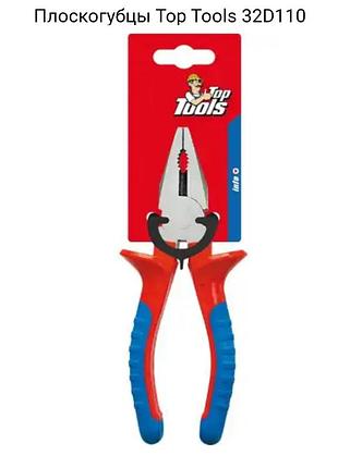 Плоскогубцы, пассатижи -160мм;top tools 32d110