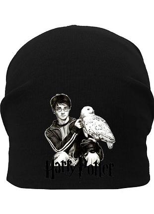 Шапка дитяча гаррі поттер harry potter чорна (hp- 001) 54-56 см