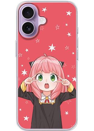 Чехол силиконовый с картинкой на iphone 17 (аниме, anime)