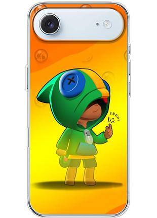 Чехол силиконовый с картинкой на iphone 17 air (бравл старс, brawl stars)