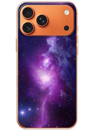 Чехол силиконовый с картинкой на iphone 17 pro max (космос)
