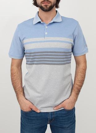 Поло\футболка bogner fitted striped polo