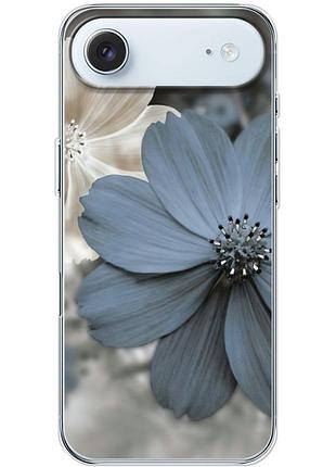 Чехол силиконовый с картинкой на iphone 17 air (цветок гербера)