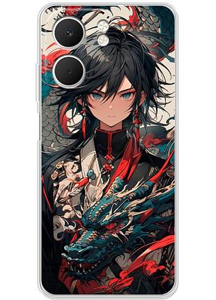 Чехол силиконовый с картинкой на oppo a5x (аниме, anime)
