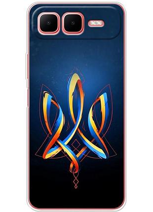 Чохол силіконовий з картинкою на infinix smart 10 plus (патріотичний, герб україни)