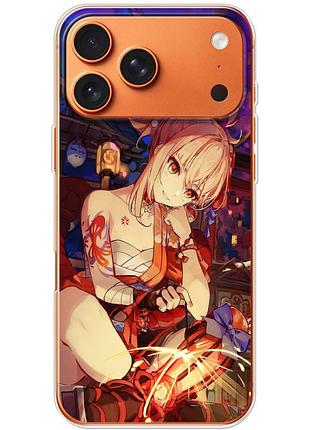 Чехол силиконовый с картинкой на iphone 17 pro max (аниме, anime)