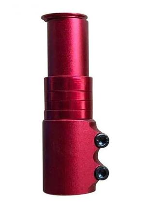 Адаптер для руля gjb-012 heads up 1-1 / 8", 110 мм, красный (gjb-012-red)