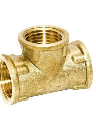 Тройник 1/2″ввв латунный lt331s optimum