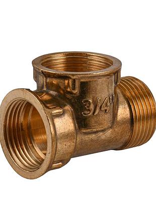 Тройник 3/4″ввн латунный lt444s optimum
