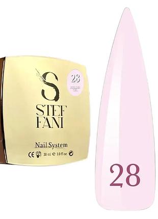 Гель для моделювання stefani builder gel 28 (повітряно-рожевий), 30ml