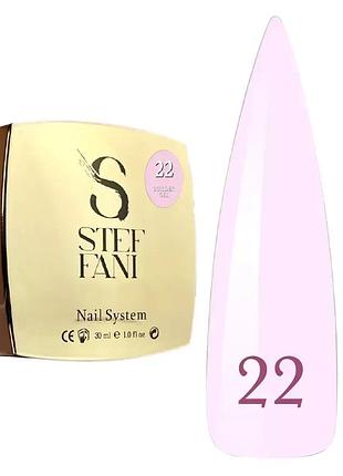 Гель для моделювання stefani builder gel 22 (ніжний лавандовий), 30ml