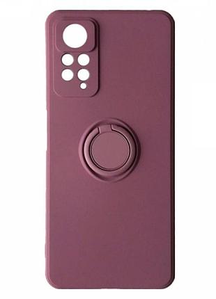 Чохол fiji holder ring для xiaomi redmi note 12 pro 4g бампер з кільцем підставкою marsal