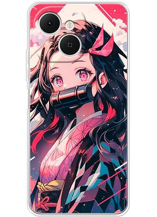Чохол силіконовий з картинкою на tecno spark 40c (аніме, anime)
