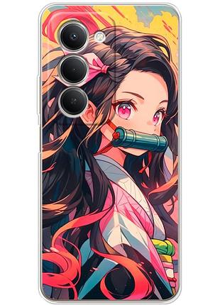 Чехол силиконовый с картинкой на xiaomi redmi 15 (аниме, anime)