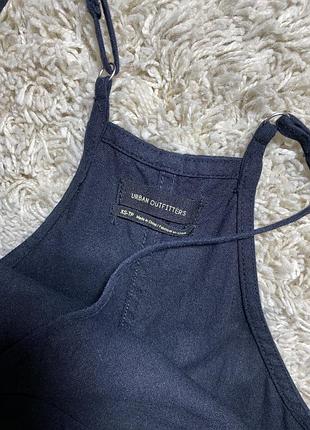 Літній комбінезон urban outfitters льон віскоза з кишенями, xs, s
