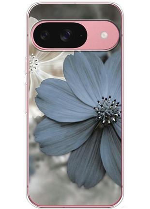 Чехол силиконовый с картинкой на google pixel 10 (цветок гербера)