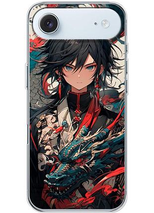 Чехол силиконовый с картинкой на iphone 17 air (аниме, anime)