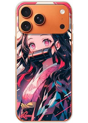 Чехол силиконовый с картинкой на iphone 17 pro max (аниме, anime)