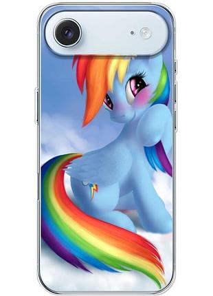 Чехол силиконовый с картинкой на iphone 17 air (литл пони, my little pony)