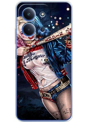 Чехол силиконовый с картинкой на xiaomi redmi 15c (харли квинн, harley quinn)